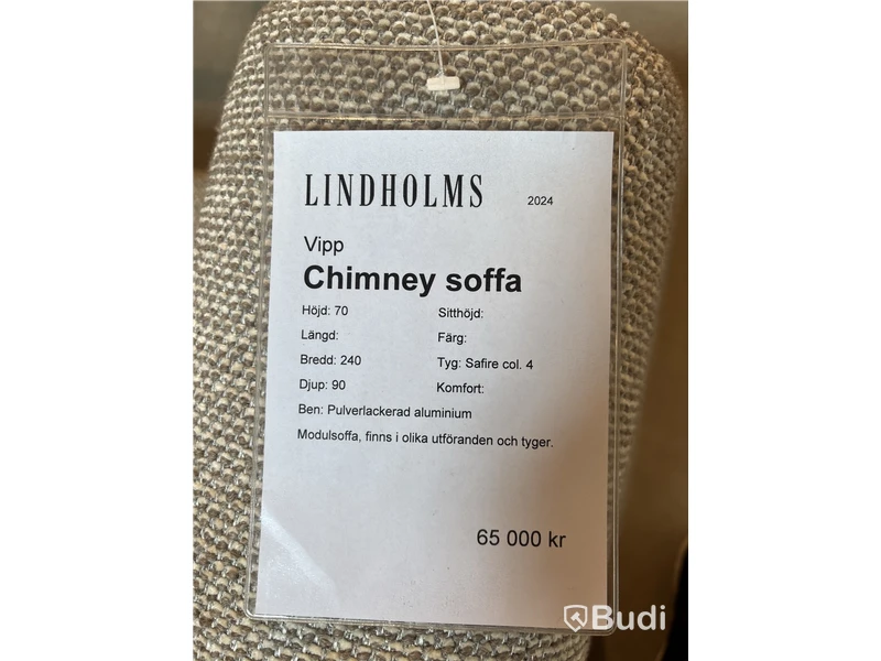 Soffa Vipp Chimney. Ord. pris inkl. moms: 65 000 kr