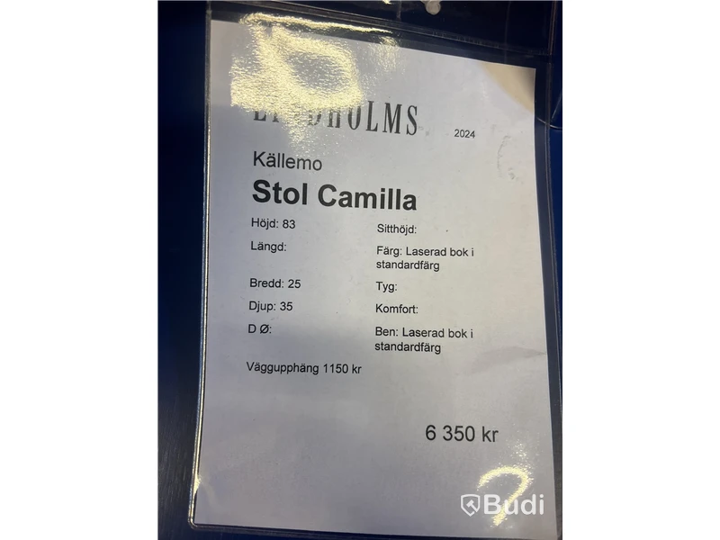 Stol Källemo Camilla Ord. pris inkl. moms: ca  6350 kr