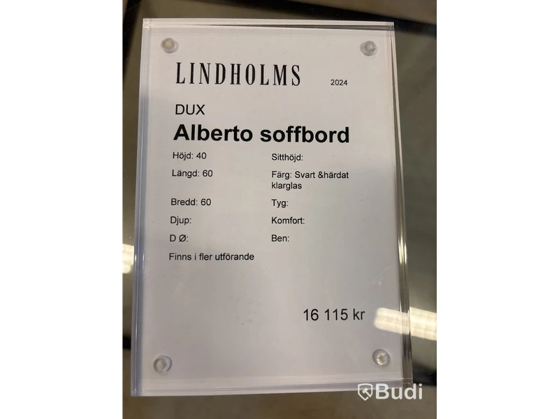 Soffbord Dux Alberto. Ord. pris inkl. moms: ca 16 115 kr