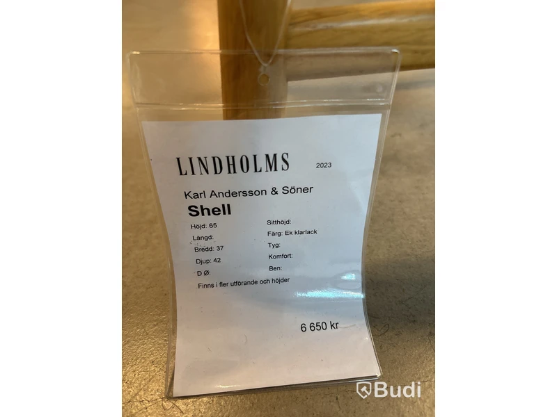 Pall Karl Andersson & Söner Shell. Ord. pris inkl. moms: ca 6650 kr