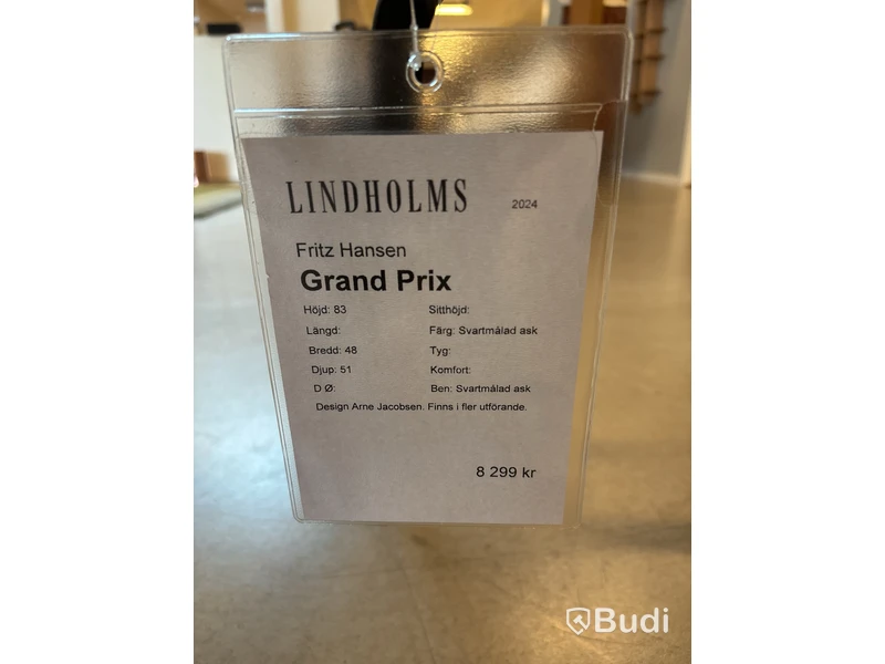 Stol Fritz Hansen Grand Prix. Ord. pris inkl. moms: ca 8299 kr