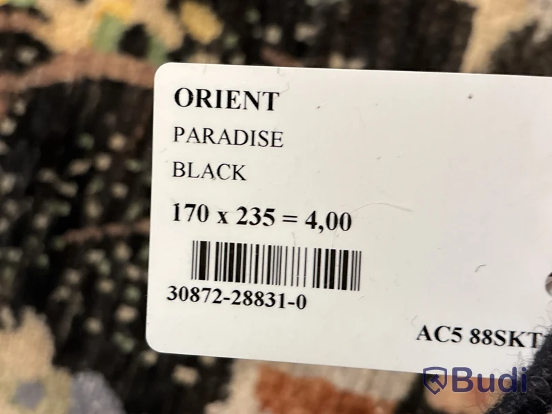 Matta Orient Paradise Black. Ord. pris inkl. moms: ca 9000 kr
