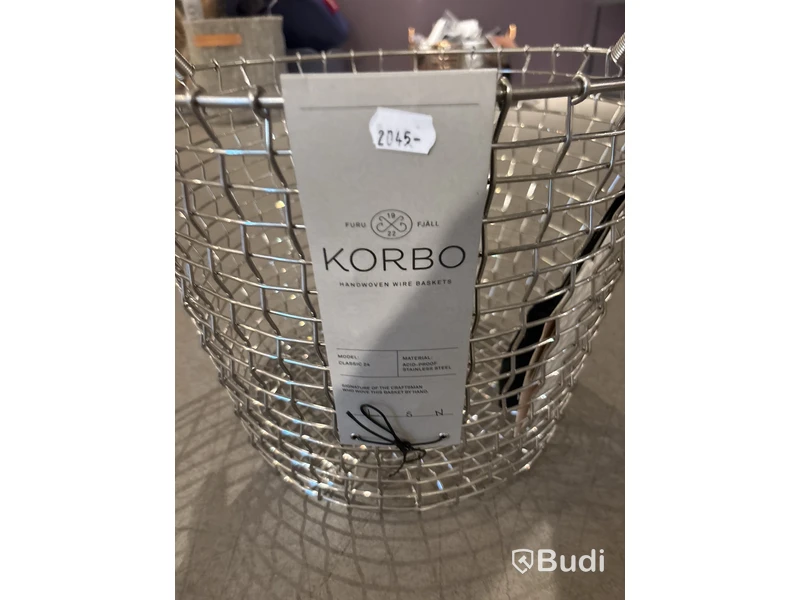 3 st. korgar Korbon, Totalt od. pris inkl. moms: ca 6395 kr