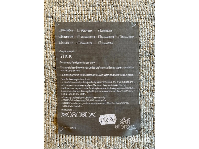 Matta, Eilersen 200x300 Ord. pris inkl. moms: ca 15 025 kr