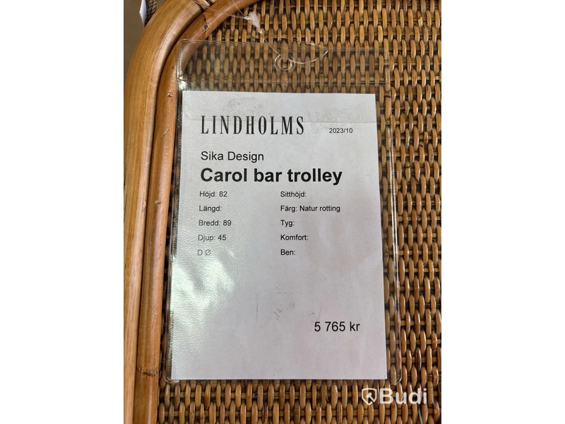 Barvagn Sika Design Ord. pris inkl. moms: ca 5765 kr