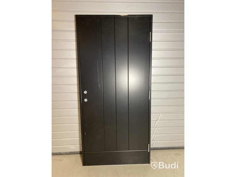 YTTERDÖRR SOLID ELEMENTS YSTAD SVART 10X21 HÖGER