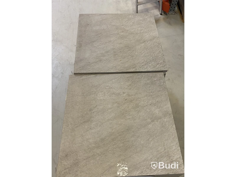 44,64 kvm Kakel Bricmate Z66 QUARTZIT PEARL 60x60 cm, UTOMHUS