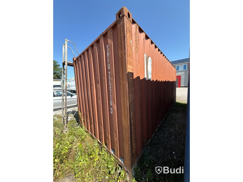 20 fots isolerad container med säkerhetsdörr | inkl. Innehåll