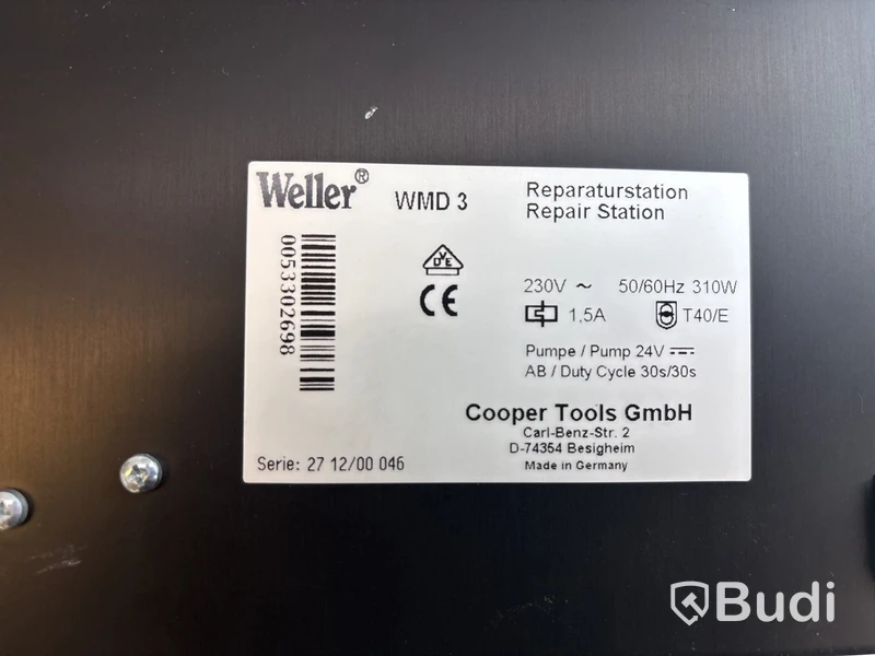 Lödstation, Weller WMD-3
