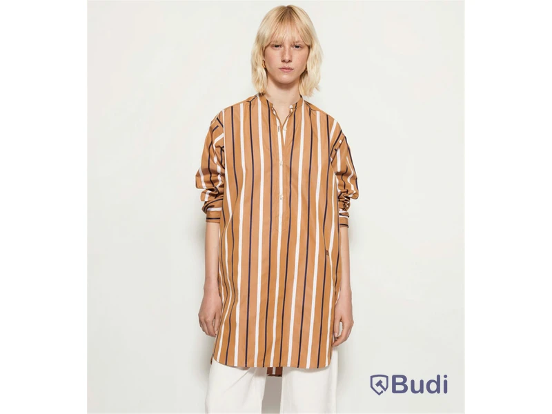 Skjorta Teurn, John shirt, guldbrun, stl. 34