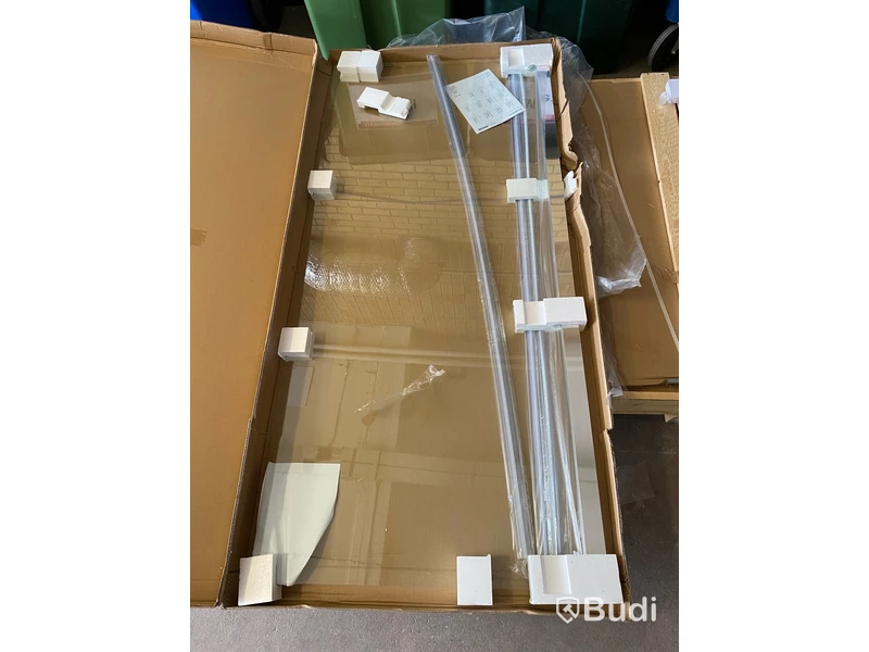 DUSCHVÄGG ARROW WALL 90CM KLARGLAS
