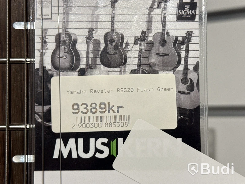 Elgitarr Yamaha Revstar RSS20 Flash Green - Ordpris 9 389:-