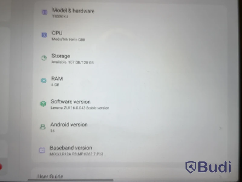 Surfplatta Lenovo Tab M11 med penna