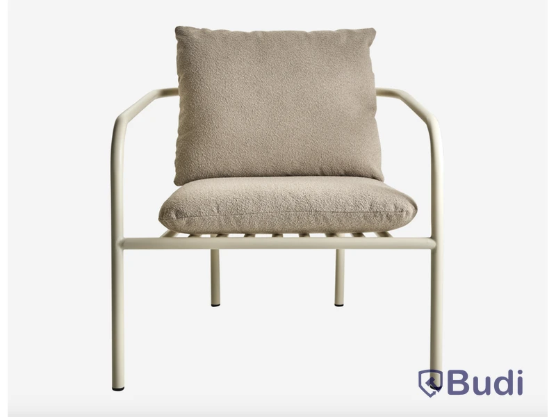 Fåtölj Brafab, Bendt, Teddy Beige/Pearl White. Ord. pris inkl. moms: ca 3395 kr