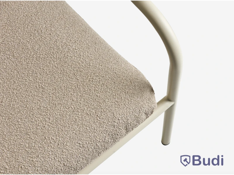 Fåtölj Brafab, Bendt, Teddy Beige/Pearl White. Ord. pris inkl. moms: ca 3395 kr