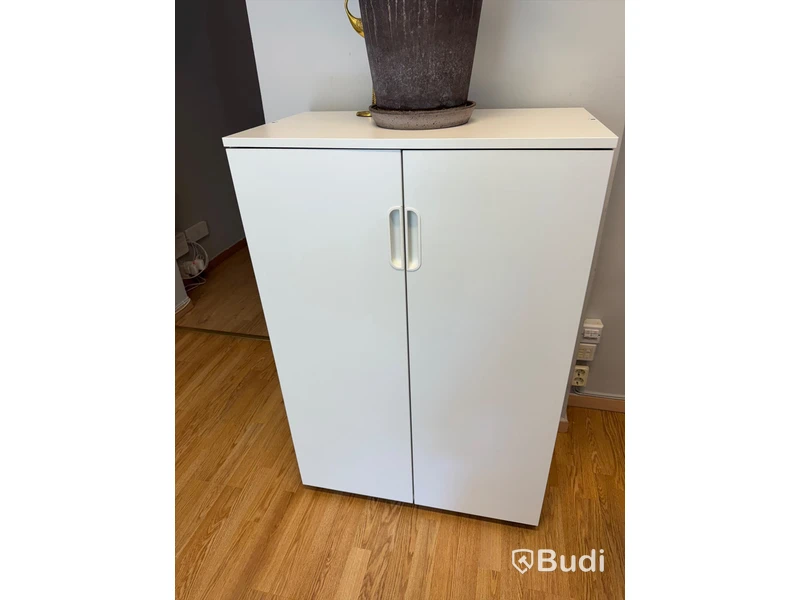 Skåp Galant IKEA med dörrar, vit, 80x120 cm
