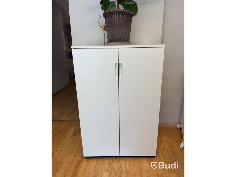 Skåp Galant IKEA med dörrar, vit, 80x120 cm