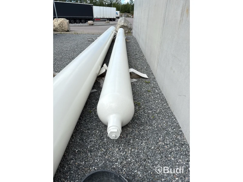 18 tuber/gasförråd med tubställningar för vätgas Tenaris 2023 (18 pcs gas cylinders for hydrogen)
