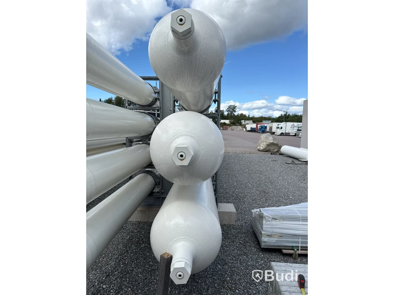 18 tuber/gasförråd med tubställningar för vätgas Tenaris 2023 (18 pcs gas cylinders for hydrogen)