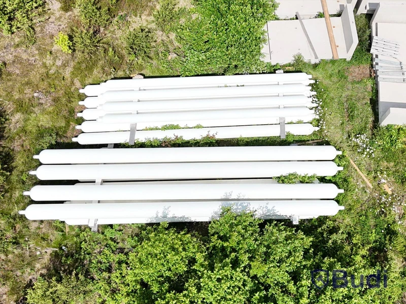 18 tuber/gasförråd för vätgas Tenaris (18 pcs gas cylinders for hydrogen)