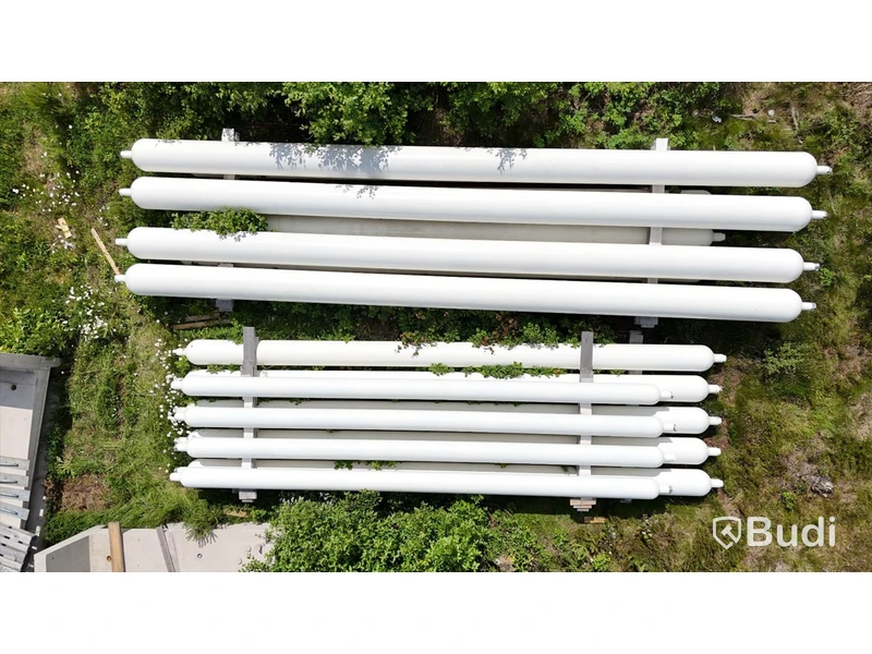 18 tuber/gasförråd för vätgas Tenaris (18 pcs gas cylinders for hydrogen)
