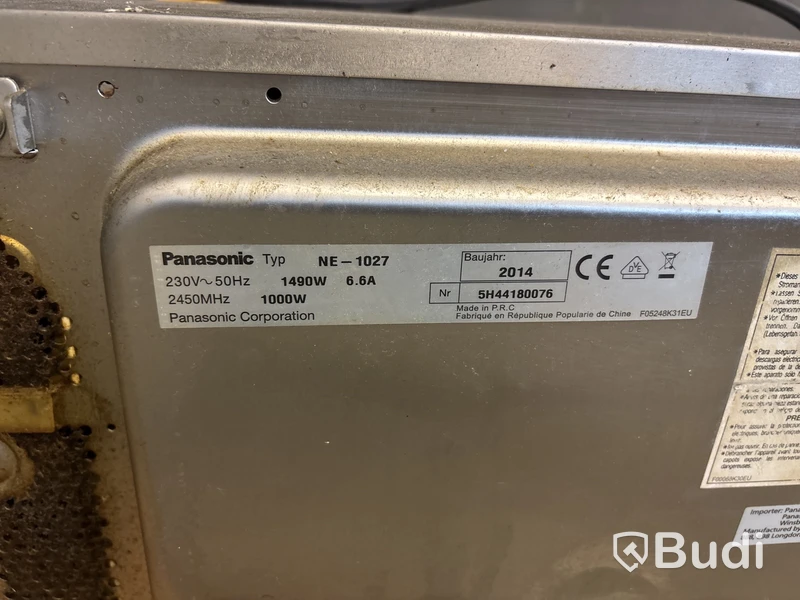 Mikrovågsugn proffsmodell Panasonic, rostfri