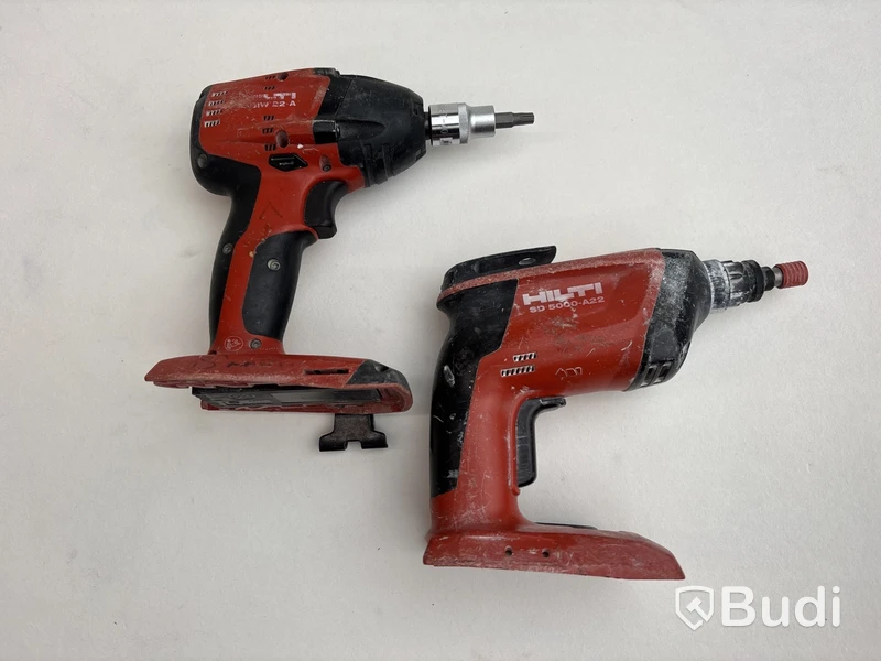 Slagskruvdragare Hilti SIW 22-A och Skruvdragare Hilti SD 5000-A22