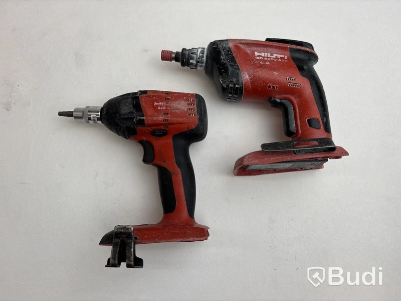 Slagskruvdragare Hilti SIW 22-A och Skruvdragare Hilti SD 5000-A22