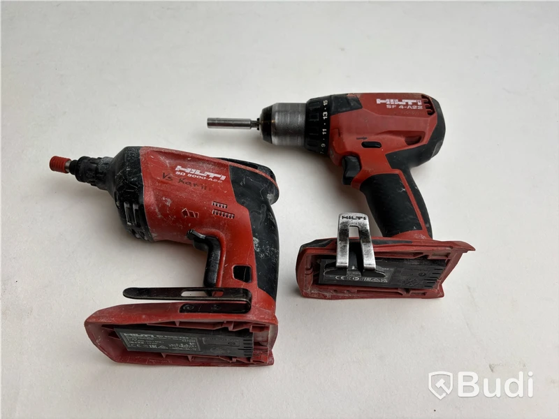 Skruvdragare Hilti SF 4-A22 och Gipsskruvdragare Hilti SD 5000-A22