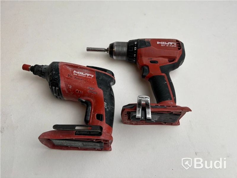 Skruvdragare Hilti SF 4-A22 och Gipsskruvdragare Hilti SD 5000-A22