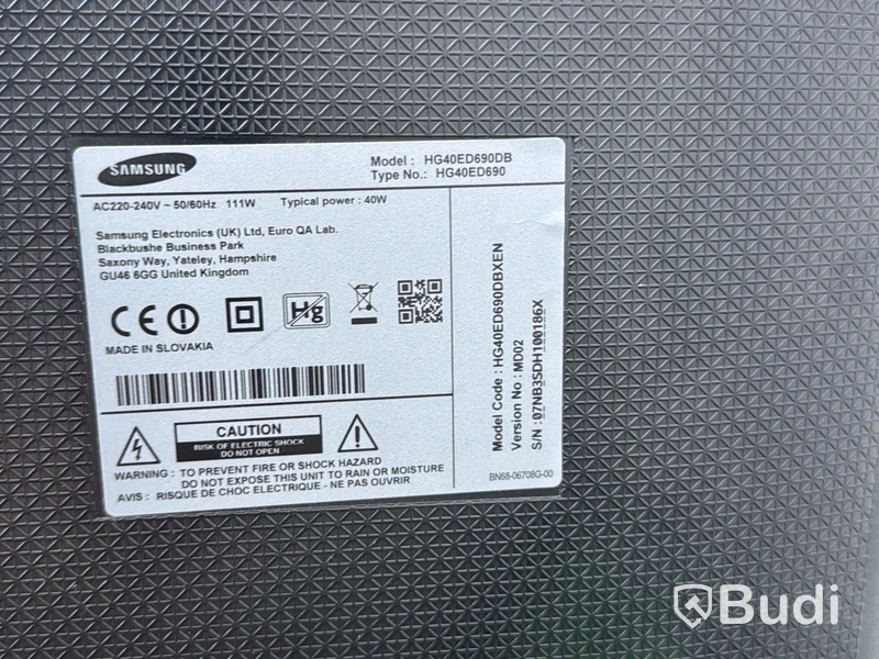TV, Samsung 40" SMART Hospitality TV (Full HD)