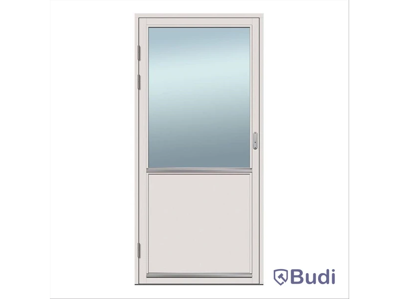 ALTANDÖRR SOLID ELEMENTS VHED 3-GLAS TRÄ VIT 10x21 VÄNSTER