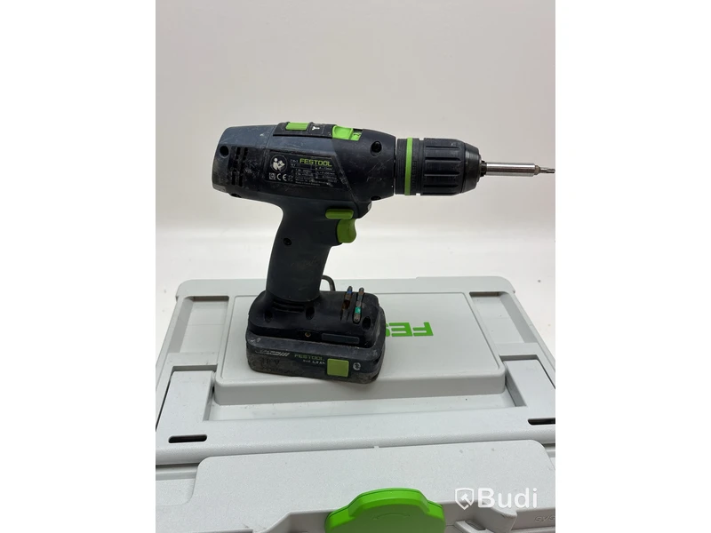 Skruvdragare, Festool T 18 med batteri och laddare