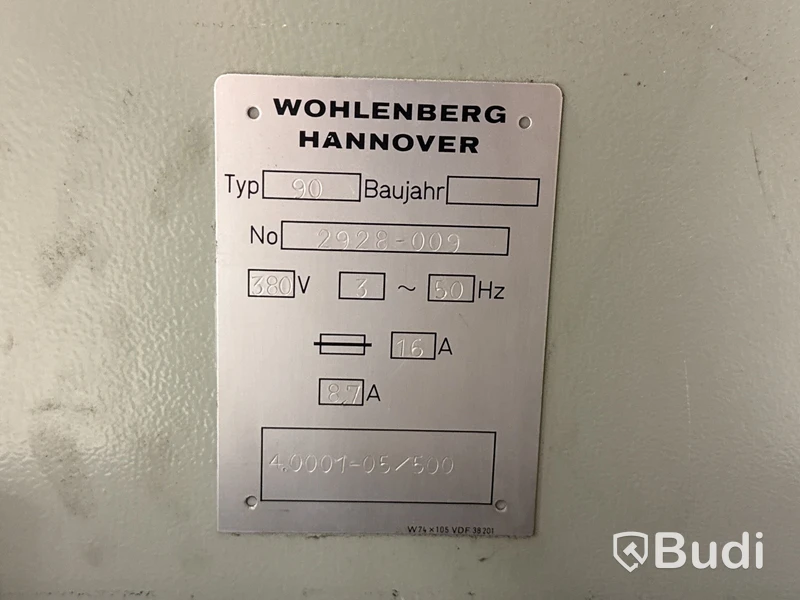 Skärmaskin Wohlenberg Typ 90