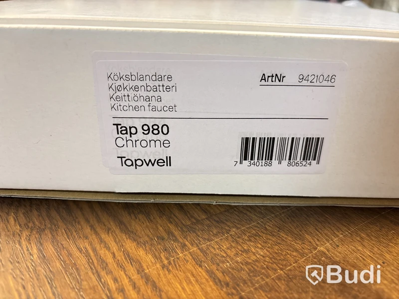 Köksblandare Tapwell, TAP980 Krom