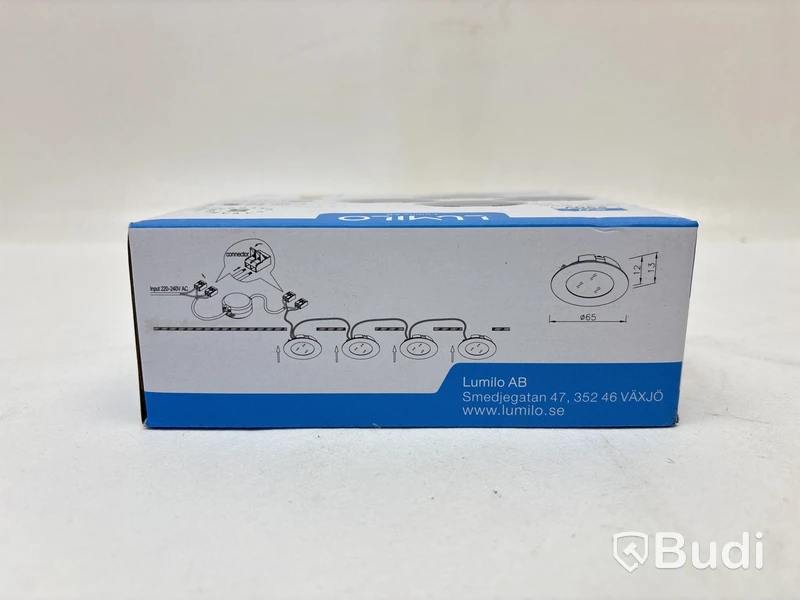4 st. 4-pack LED-lampor Lumilo, Totum W 2700k, Quick Link