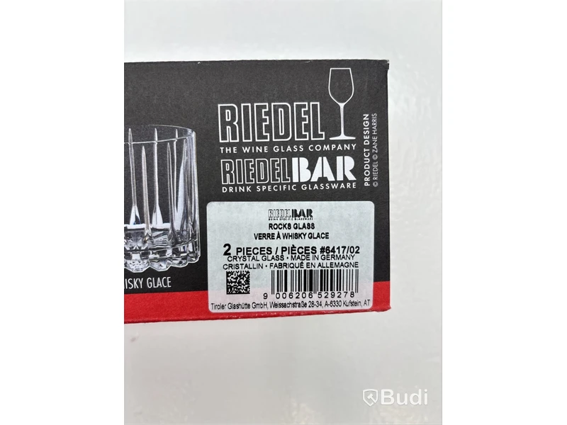 6 st. Drinkglas Riedel.  Totalt ord. pris inkl. moms: 3474 kr