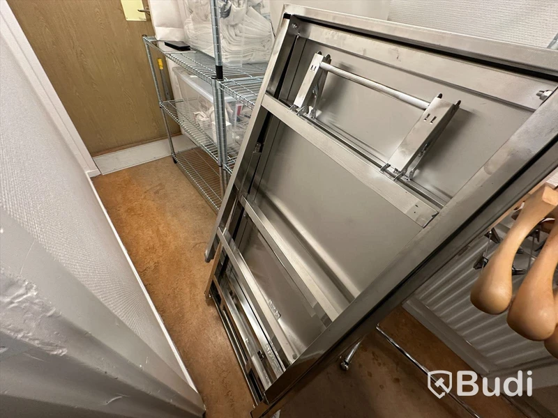 Arbetsbänk, catering bord i rostfritt stål - ihopfällbart, Royal Catering