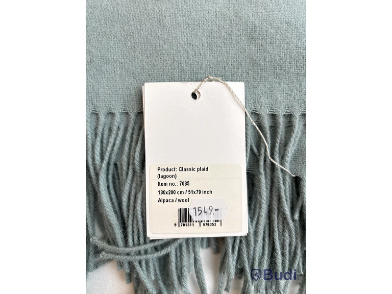 Filt Elvang Classic plaid lagoon Ord. pris inkl. moms: 1549 kr.
