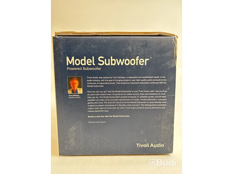 Radio Tivoli Audio Subwoofer. Ord. pris inkl. moms: ca 3000 kr.