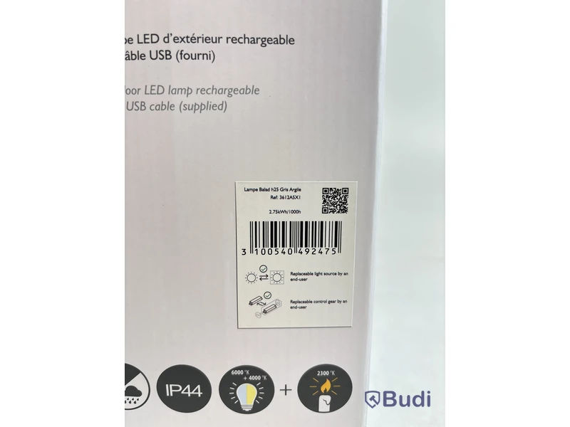 Lampa Fermob Balad h25 Gris Argile. Ord. pris inkl. moms: ca 1045 kr.