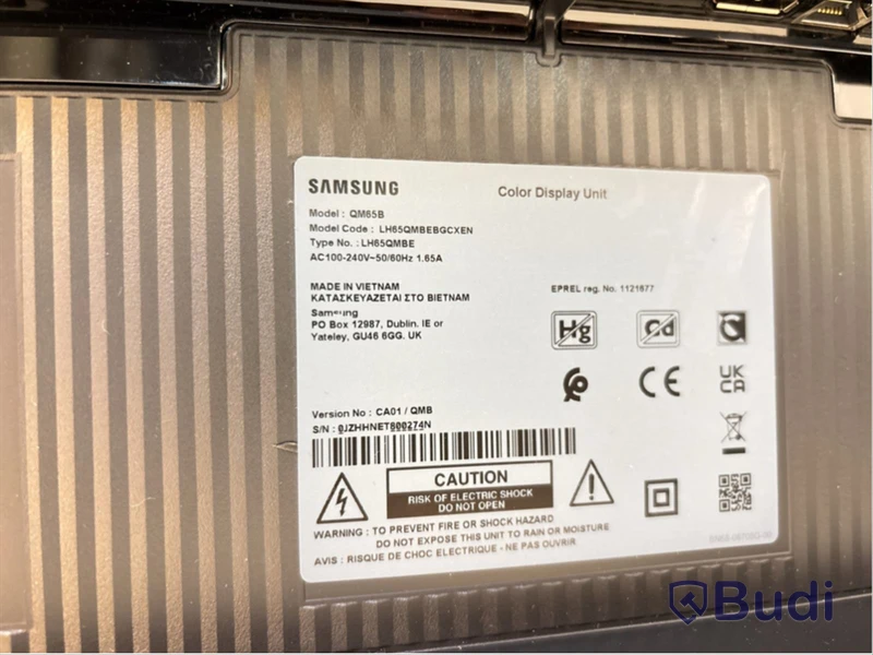 TV-skärm Samsung QM65B, 65 tum
