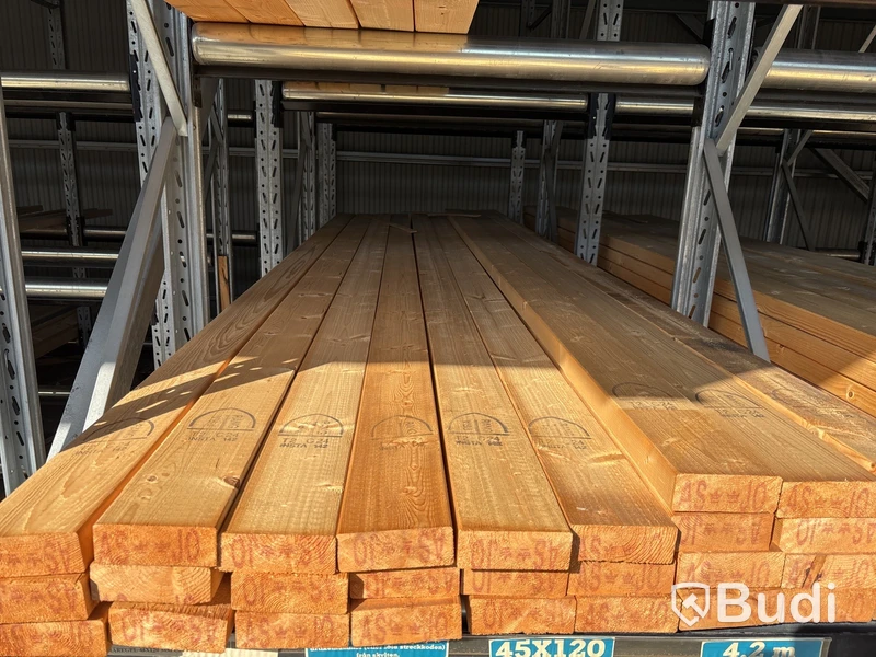 30 st. TRÄREGEL 45X120 MM C24 L:4.2 M, 560839
