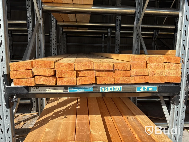 30 st. TRÄREGEL 45X120 MM C24 L:4.2 M, 560839