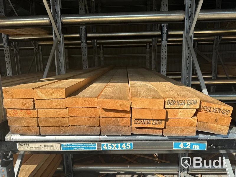 28 st. Byggregel C24 45X145MM L:4.2 M, 560844