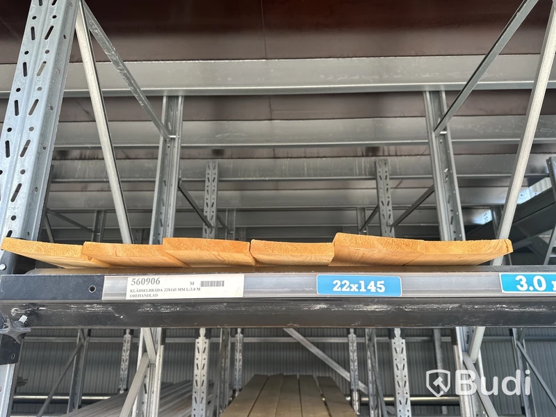 6 st. Ytterpanel 22X145 MM L:3.0 M, 560906