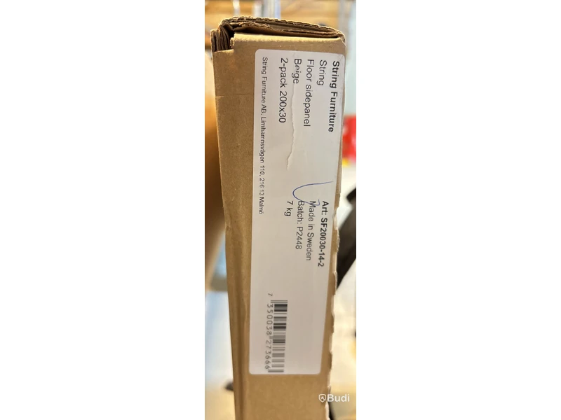 2 st. Golvgavel String, beige, Ord pris inkl. moms ca 2500 kr