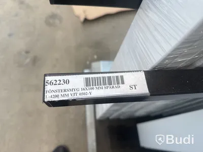 17 st Fönstersmyg 16x100x4200 MM spårad Vit, 562230