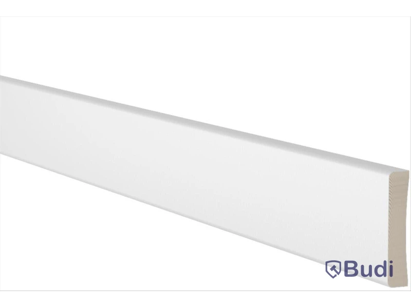 24 st. Dörromfattning mdf 16x80mm l:4200 mm vit 0502-y, 402946