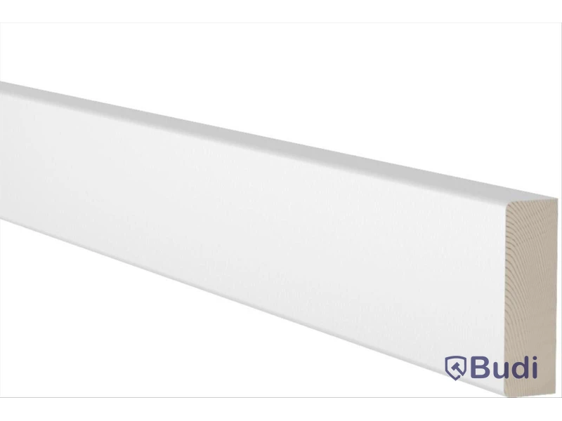 12 st. Täckbräda 21x69 mm vit l:4400 mm vit 0502-y, 402930